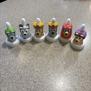Good To Grow Juice Toppers Bluey Lot Of 6 Bluey Bingo Muffin